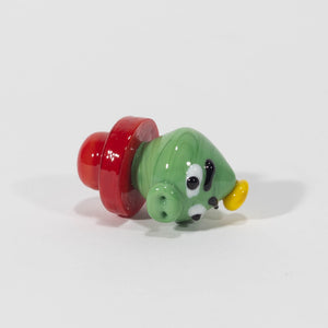 GREEN GOBLIN GLASS PLUG CARB CAP