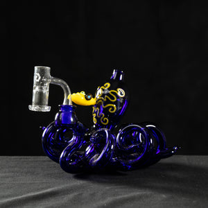 #1161: Blue Octopus with Yellow Face