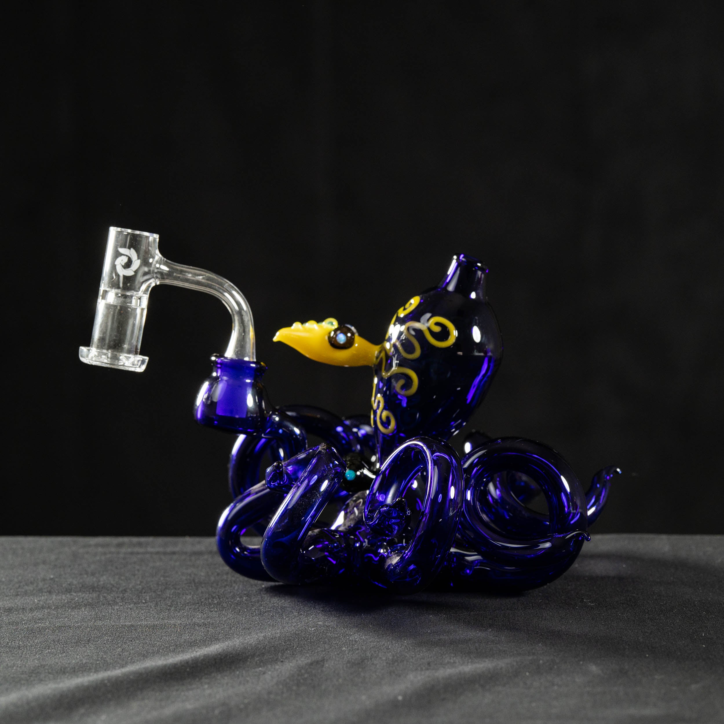 #1161: Blue Octopus with Yellow Face