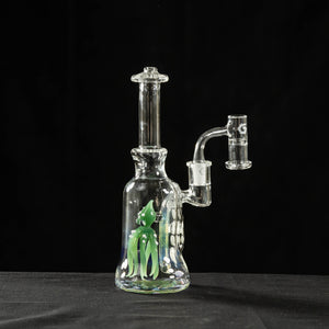 #1170: Green Squid in a Bottle Bubbler