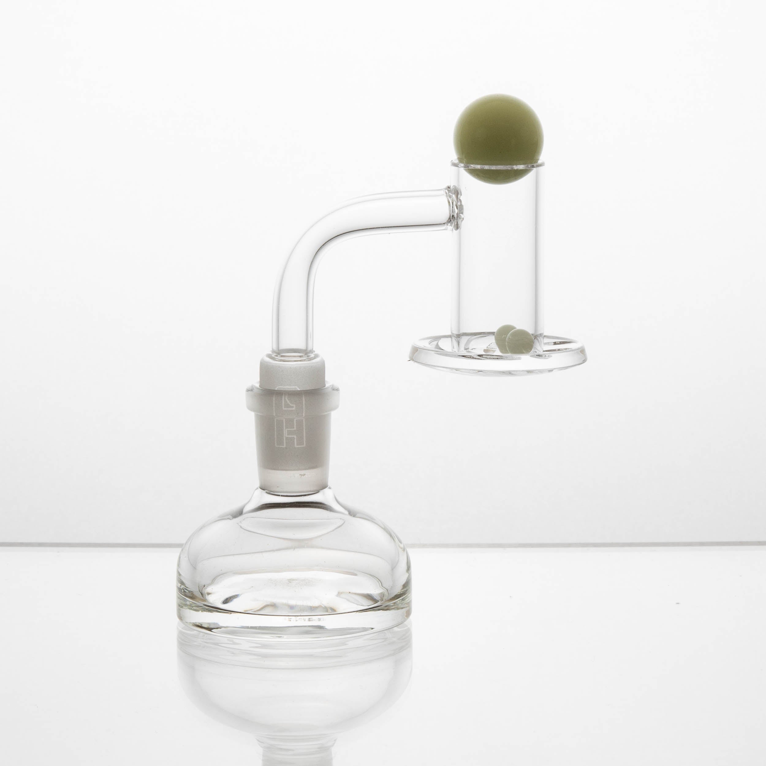 Glasshouse Hurricane Kit 14 Male 25mm Cup with Beveled Top Glow in the Dark Pearls and Ball Carb Cap