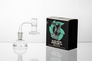 Glasshouse Hurricane 2.0 Sleek Solid 20mm Cup Beveled Top Circular Slitted Base