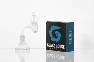 Glasshouse "Ice Set" 3mm Thick Wall, Rounded Base 25m Concave Flattop Full Quartz